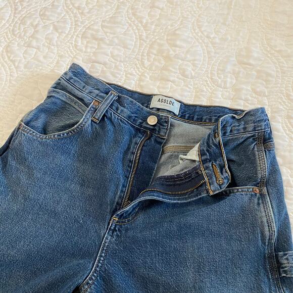 AGOLDE Carpenter Denim Jeans Baggy Wide Leg Size 26 Minimal Casual - Picture 7 of 12